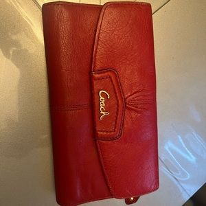 Red Coach wallet